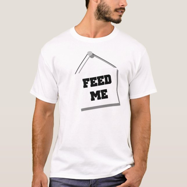 Aliménteme la camiseta de la muestra (Anverso)