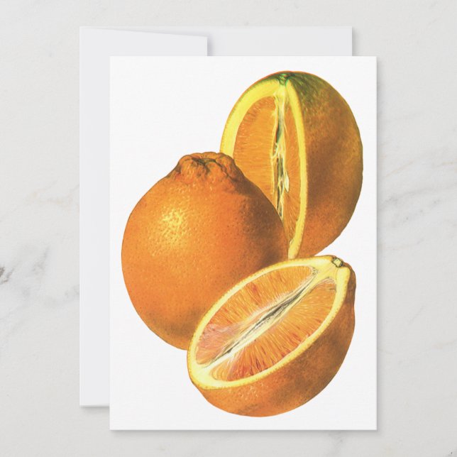 Alimentos antiguos, naranjas frescas saludables or (Anverso)