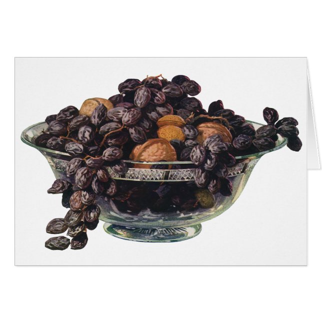 Alimentos, nueces y almendras de época, frutas y n (Anverso (Horizontal))