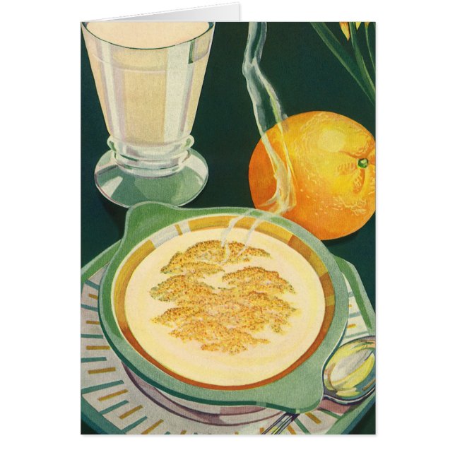 Alimentos para la salud vintage, bebidas, desayuno (Frente)