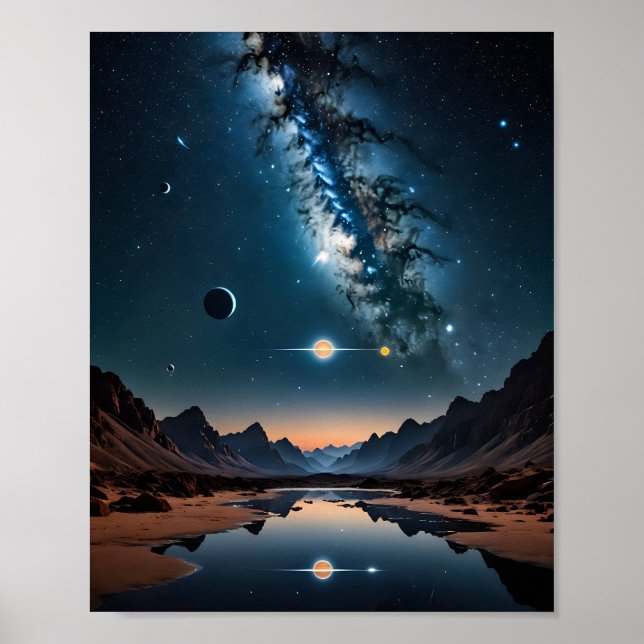 Alineación celeste del arte de los planetas (Frente)