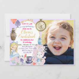 Alisa en Invitación de Onederland