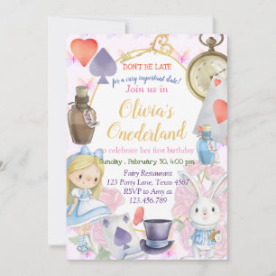 Alisa en Invitación de Onederland
