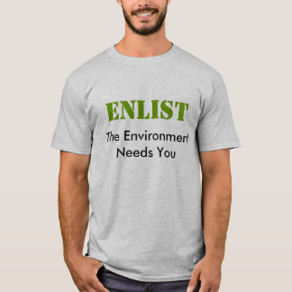 Aliste - el ambiente le necesita camiseta