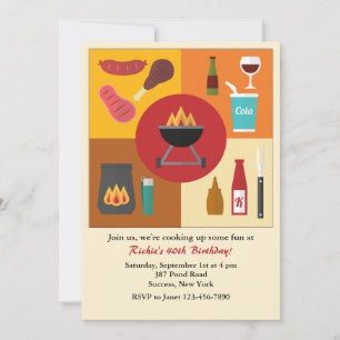 Aliste para una invitación del Cookout