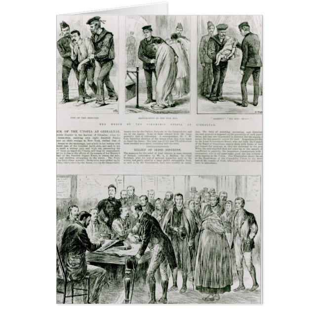 Alivio de la desolación irlandesa (Frente)