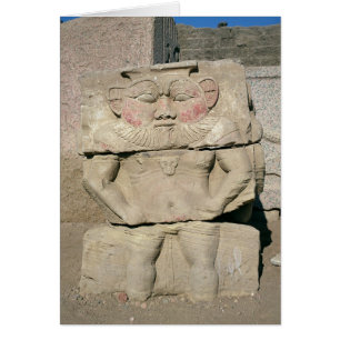 Alivio del dios de la familia egipcia, Bes