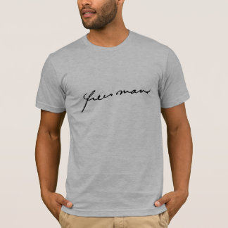 ALKEBULAN - hombre libre (SCRIPT NEGRO) camiseta