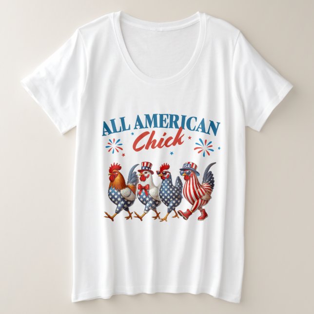 All American Chick (Anverso del diseño)