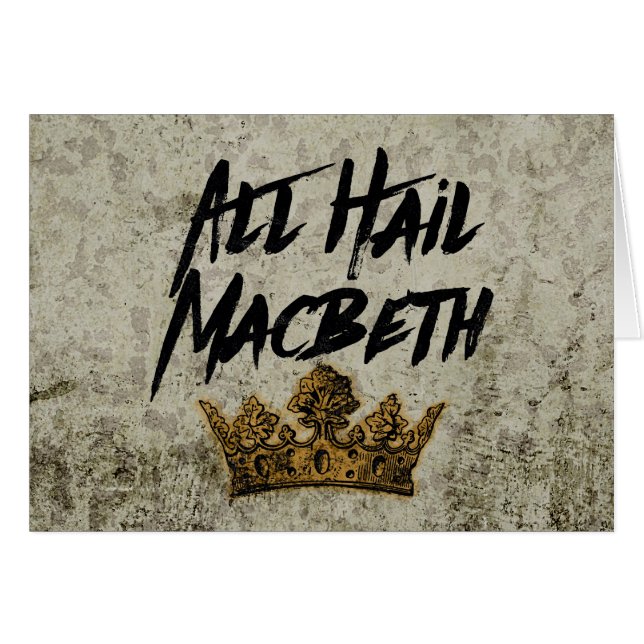 All Hail Macbeth (Anverso (Horizontal))