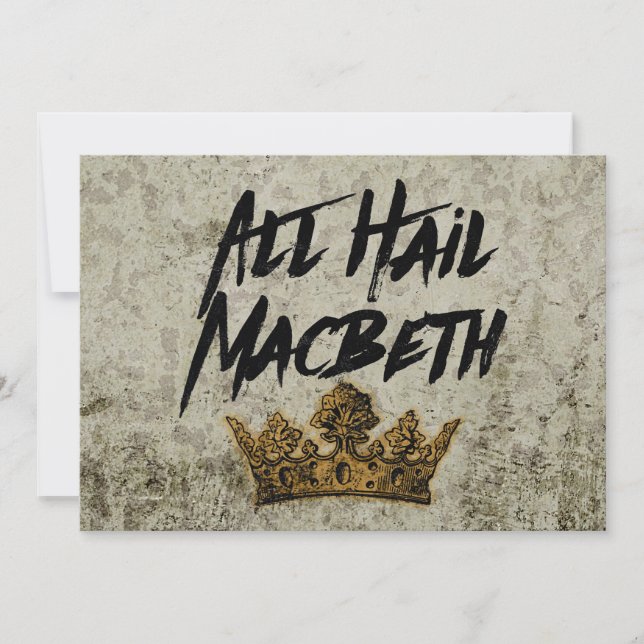 All Hail Macbeth (Anverso)