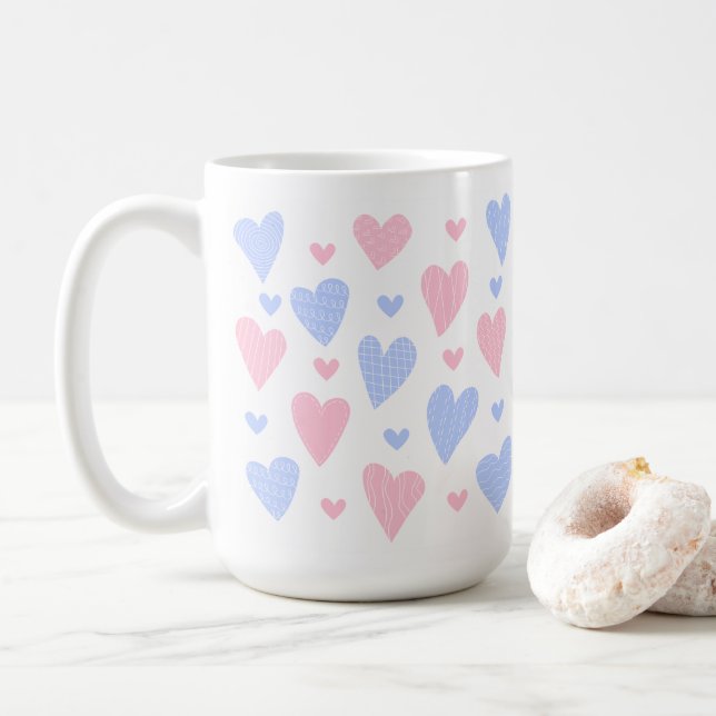 All Heart 🌸 taza de café 15oz (Con donut)