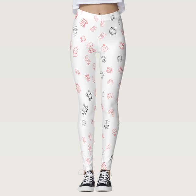 All Over Printed Christmas Leggings (Anverso)