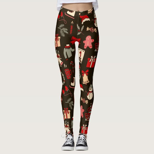 All Over Printed Christmas Leggings (Anverso)