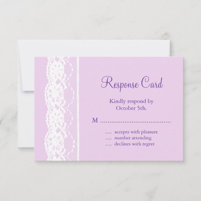 All Vintage French Lace RSVP (lilac) (Anverso)