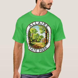 Allaire State Park New Jersey Travel Art Badge