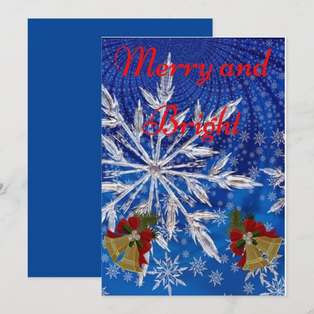 Allegres y Brillantes Navidad Familiar (Anverso / Reverso)