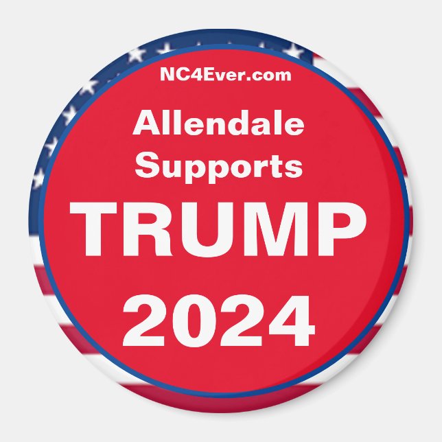 Allendale Admite El Imán Fridge TRUMP 2024 (Frente)