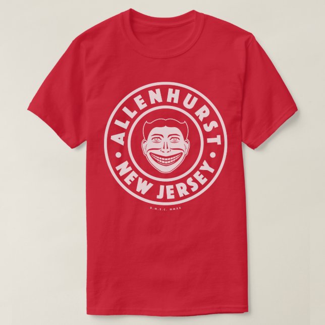 Allenhurst New Jersey Circle White (Diseño del anverso)