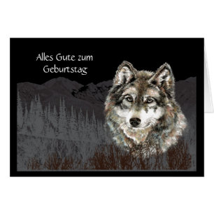 Alles Gute zum Geburtstag, Wolf, Wolves, Animal