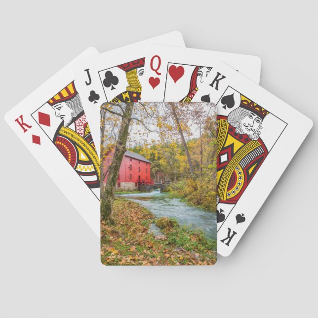 Alley Mill En Otoño Jugando Cartas (Reverso)
