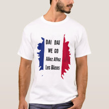 Allez Les Bleus Orgullo Francés Jersey de Fútbol 2
