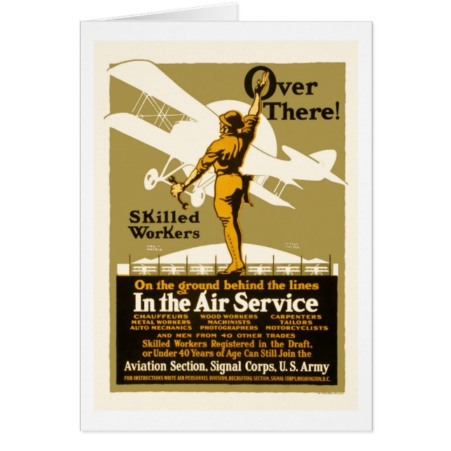 ¡Allí!  En el servicio aéreo (Frente)