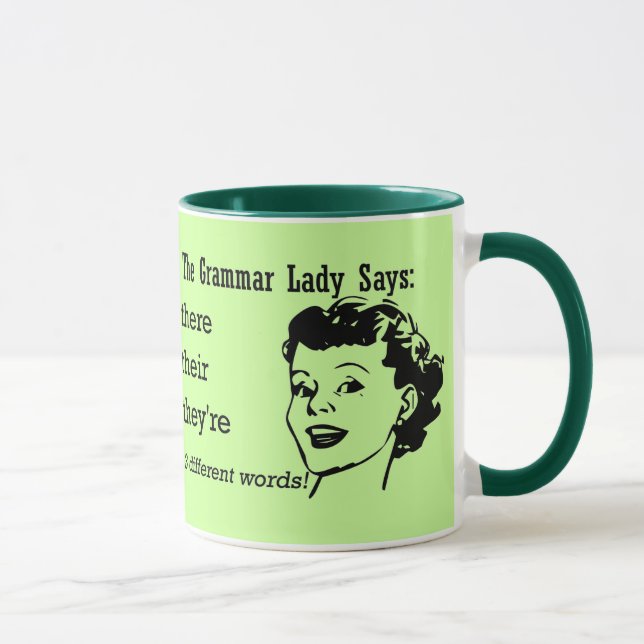 Allí, su, son tazas (Derecha)