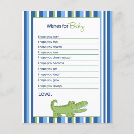 Alligator De Moda Desea Tarjetas De Consejos Para