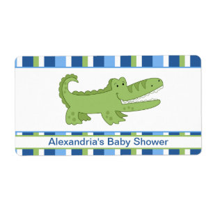 Alligator Personalizado Pegatina de Botella de Agu