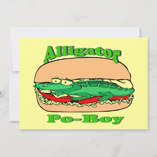 Alligator Po-Boy (Anverso)