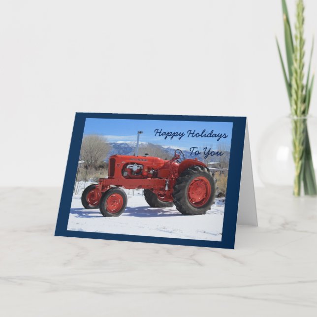 Allis Chalmers WD45 tarjeta de felicitación de (Anverso)