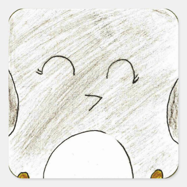 Allison: Pegatina cuadrado (Anverso)