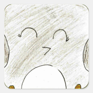 Allison: Pegatina cuadrado