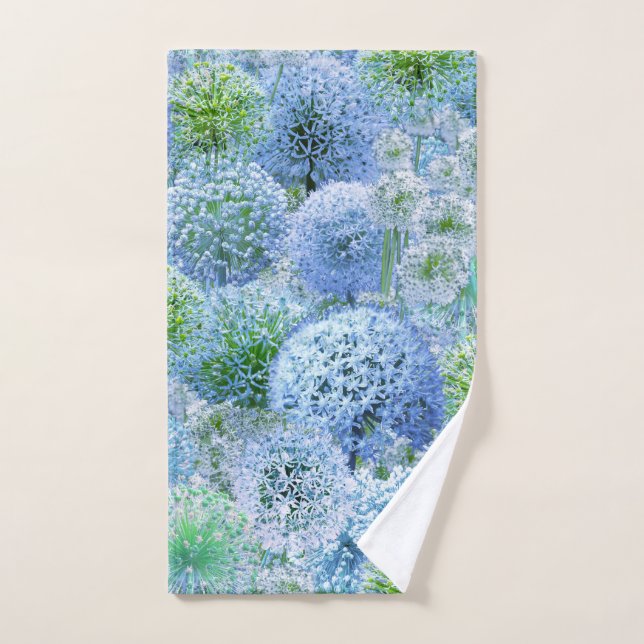 Alliums Azules (Toalla de mano)