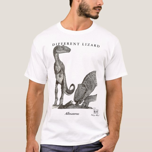 Allosaurus Gregory Paul de la camisa del (Anverso)