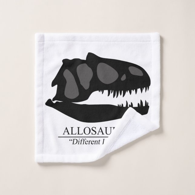 Allosaurus Skull (Toallita)