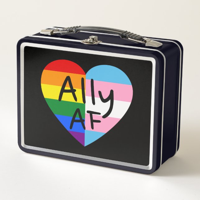 Ally AF III - Orgullo gay de la bandera LGBTQ (Anverso)