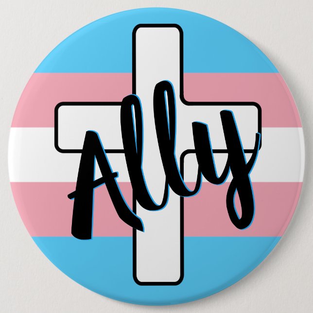 Ally and Cross con botón Trans Prige (Anverso)