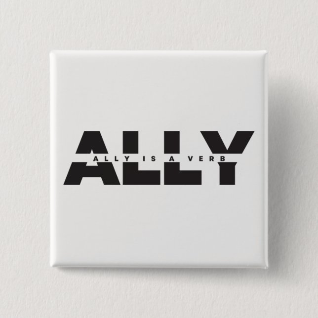 Ally es un botón de verbo (Anverso)