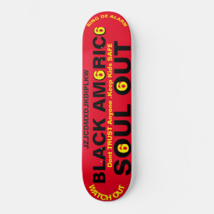 ALMA DE AMÉRICA NEGRA Skateboard