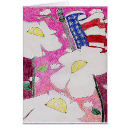 Alma enajenada: Cielo del rosa de la bandera de