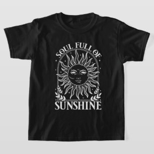 Alma llena de energía solar camiseta para niños