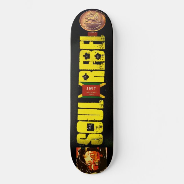 ALMA REBELDE  8 1/4" Tabla de Skateboard (Anverso)