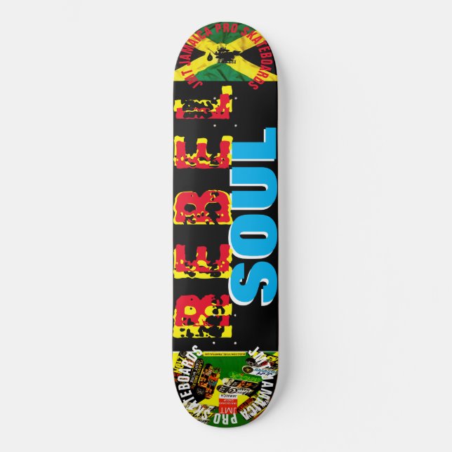 ALMA REBELDE 8 1/4" Tabla de Skateboard (Anverso)