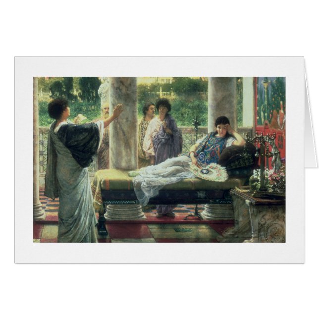 Alma-Tadema | Catullus leyendo sus poemas (Anverso (Horizontal))