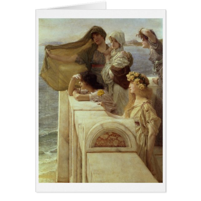 Alma-Tadema el | en Cradle del Aphrodite, 1908 (Frente)