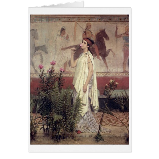 Alma-Tadema el | una mujer griega, 1869 (Frente)