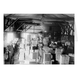 Almacén de whisky de contrabando, 1920