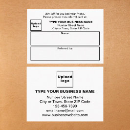 Almacenar o comprar tarjeta de referencia blanca d